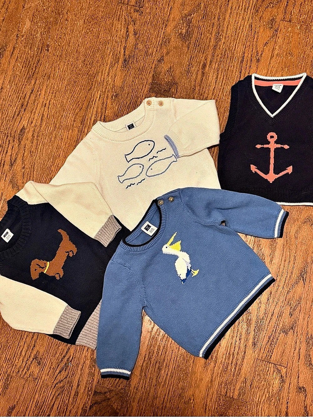 NWOT Janie and Jack 3-6m sweater bundle